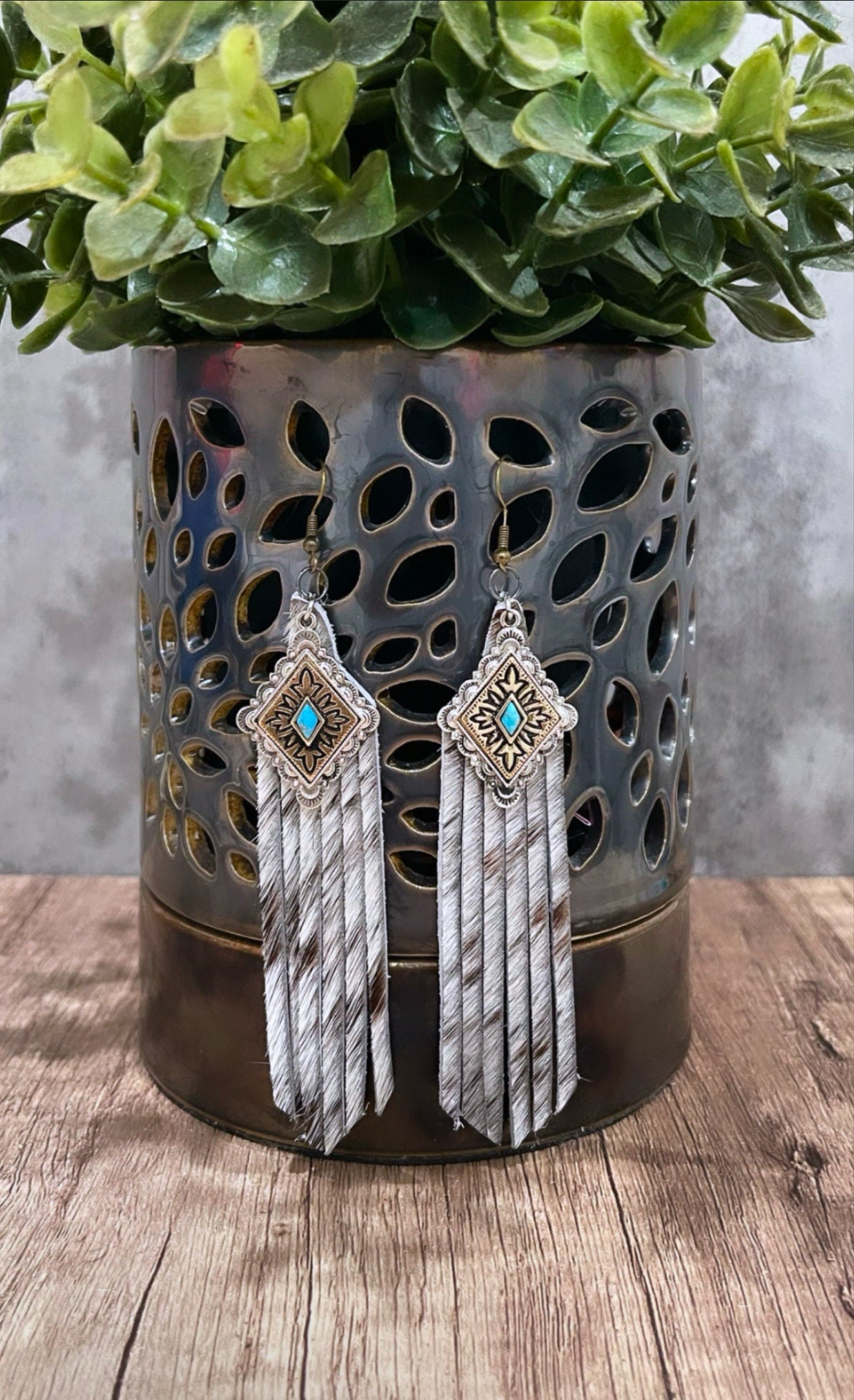 Fringe Leather Earrings