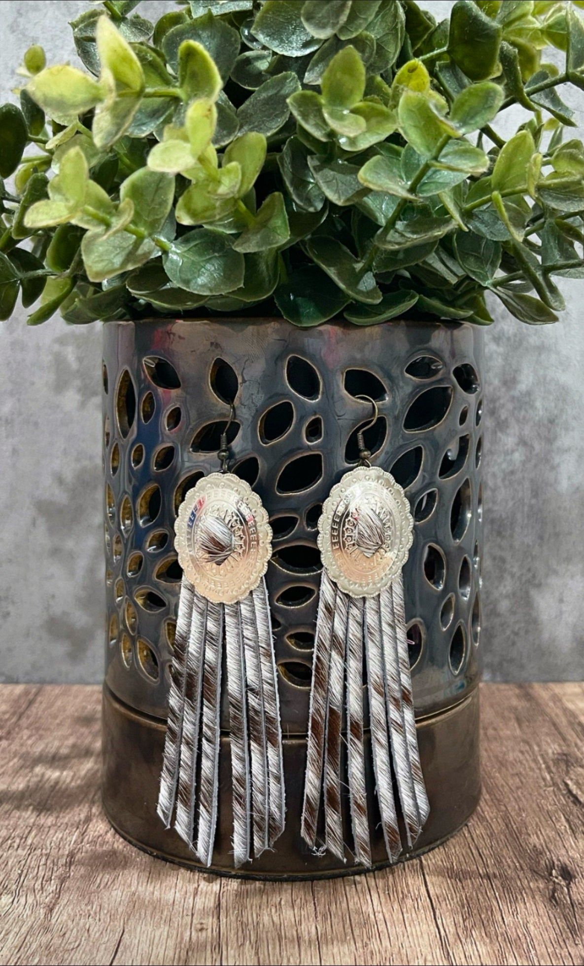 Fringe Leather Earrings