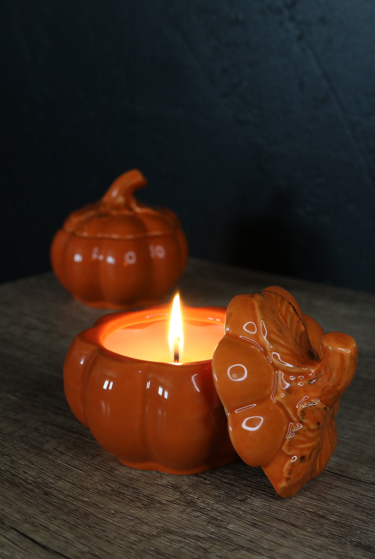 Orange Pumpkin Candle