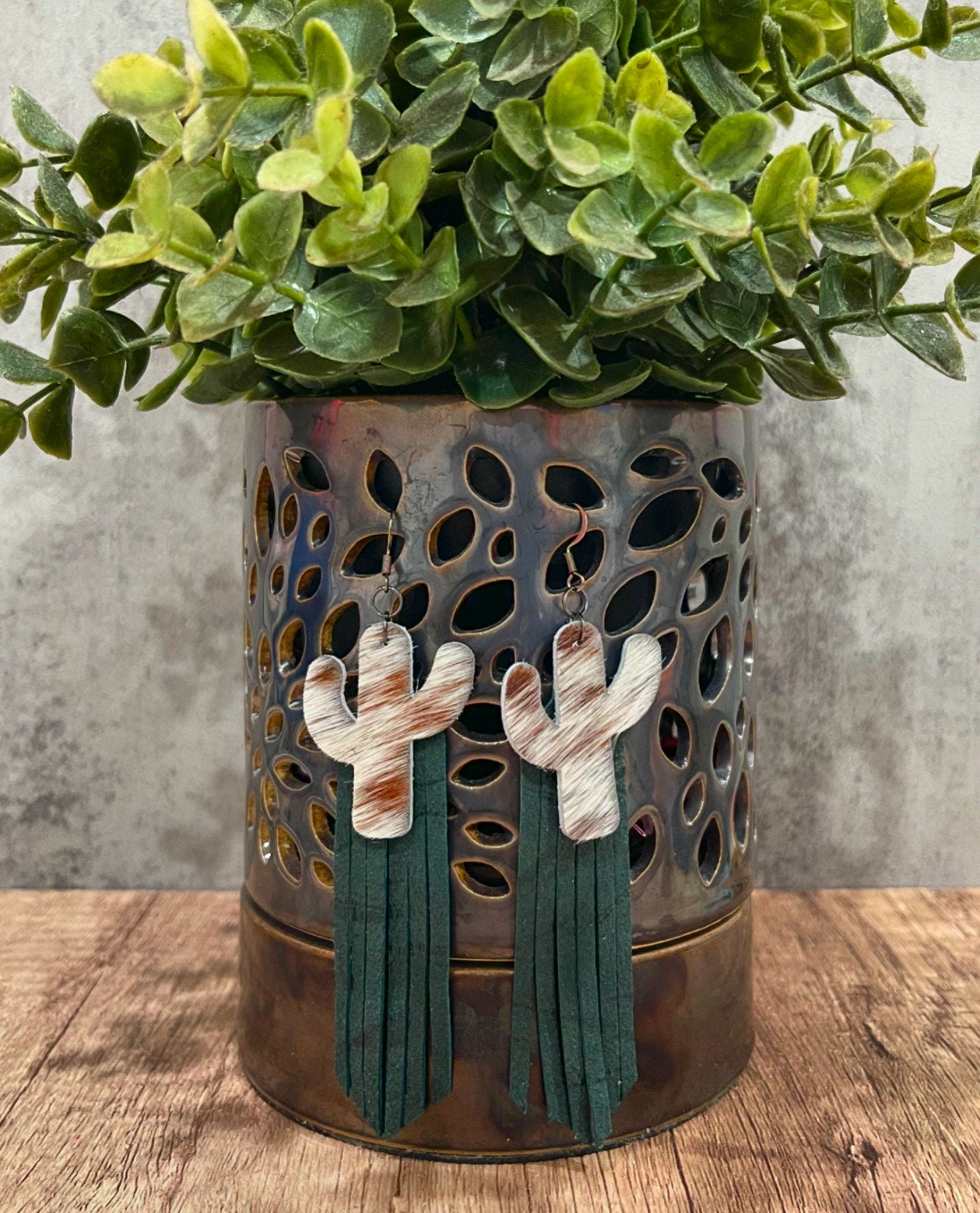 Fringe Leather Earrings