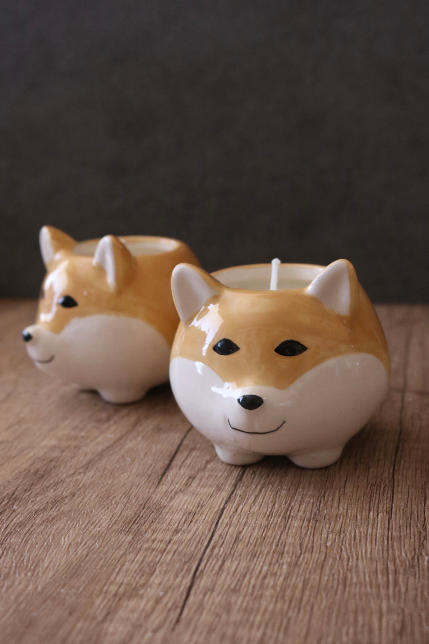 Corgi Candle