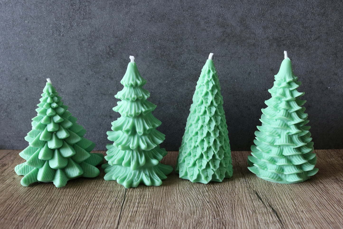 Christmas Tree Candles | Set of 4