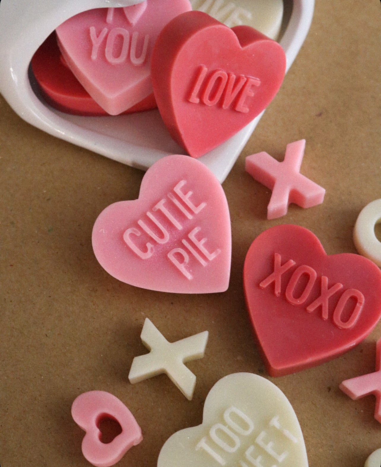 Conversation Heart Wax Melts