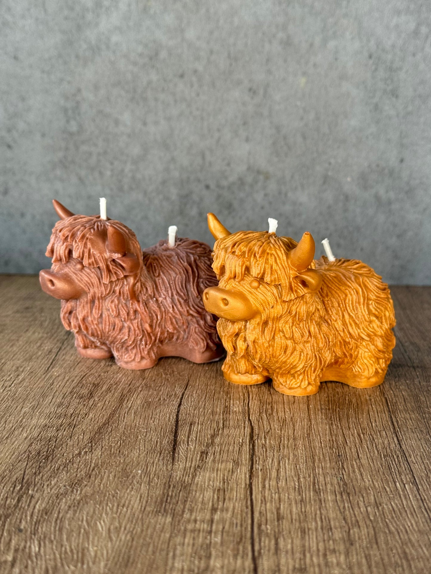 Miniature Highland Cow Candle