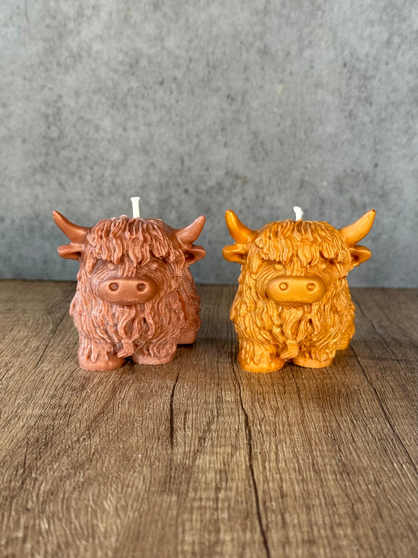 Miniature Highland Cow Candle