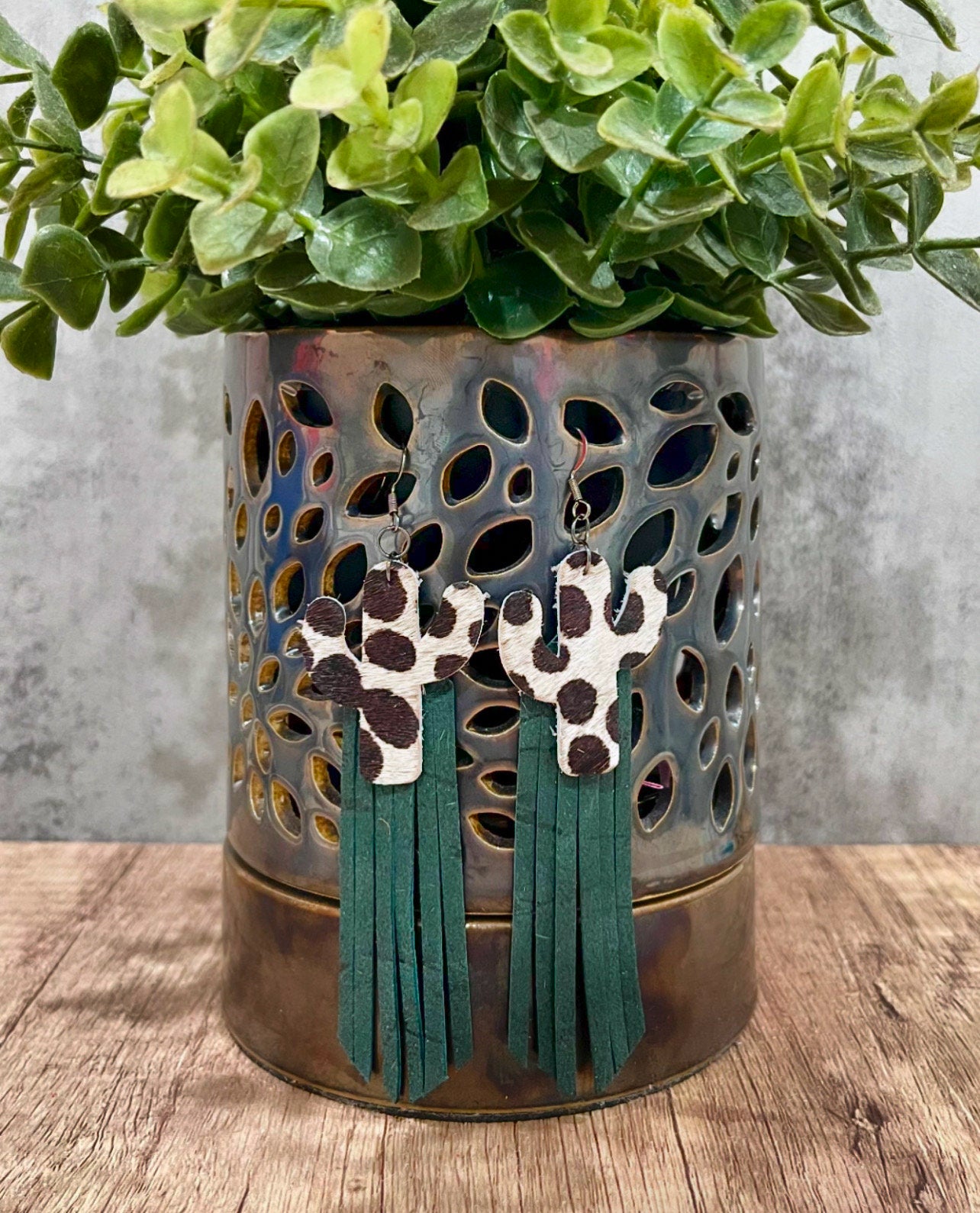 Fringe Leather Earrings