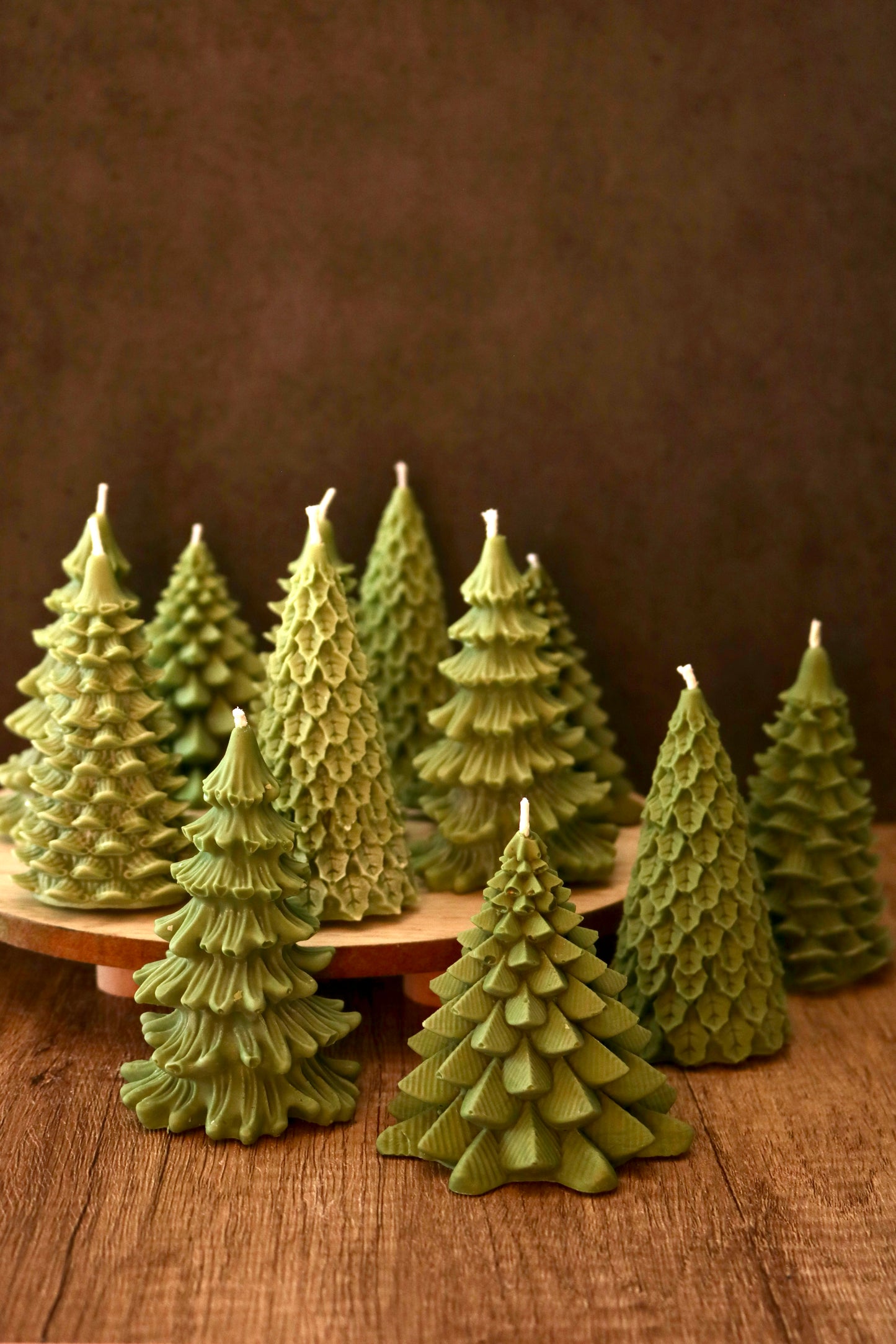 Christmas Tree Candles | Set of 4