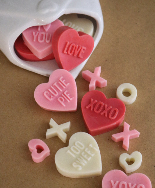 Conversation Heart Wax Melts