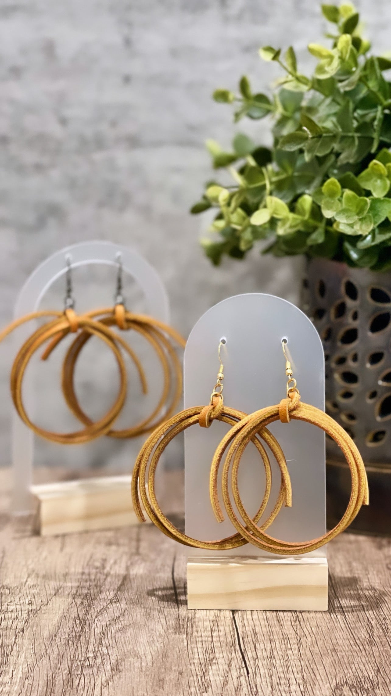 Leather Lasso Earrings