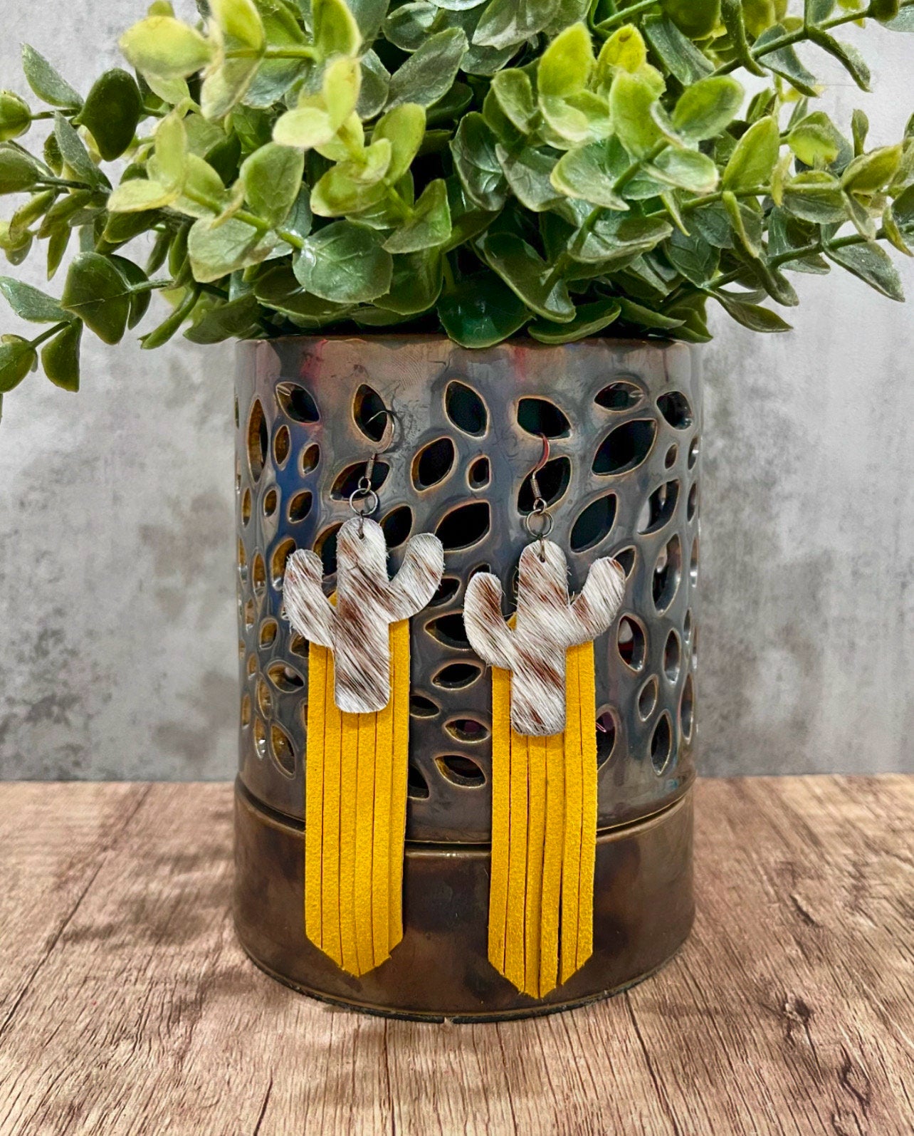 Fringe Leather Earrings